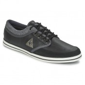 Acheter Nouveau Le Coq Sportif Denfert S Lea/Felt Noir / Gris Chaussures Baskets Basses Homme En Ligne